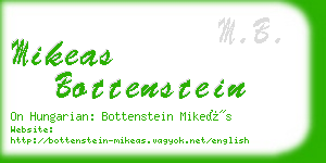 mikeas bottenstein business card